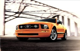 2009 Orange Mustang
